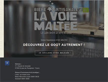 Tablet Screenshot of lavoiemaltee.fr